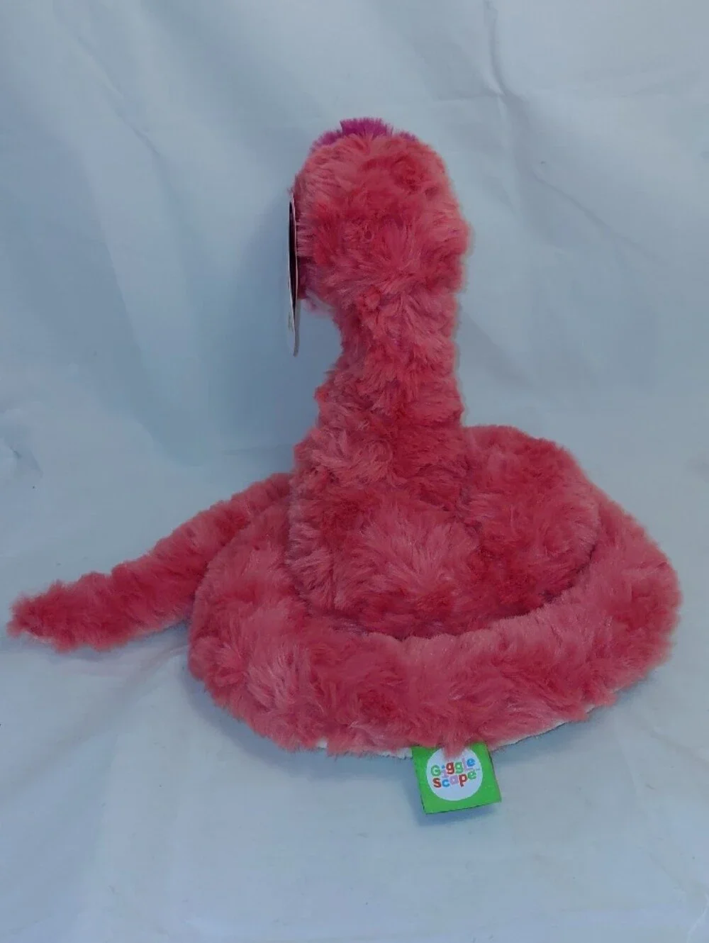 Gigglescape Snake Plush Pink Heart Tongue Stuffed Animal NWT Valentine's Day